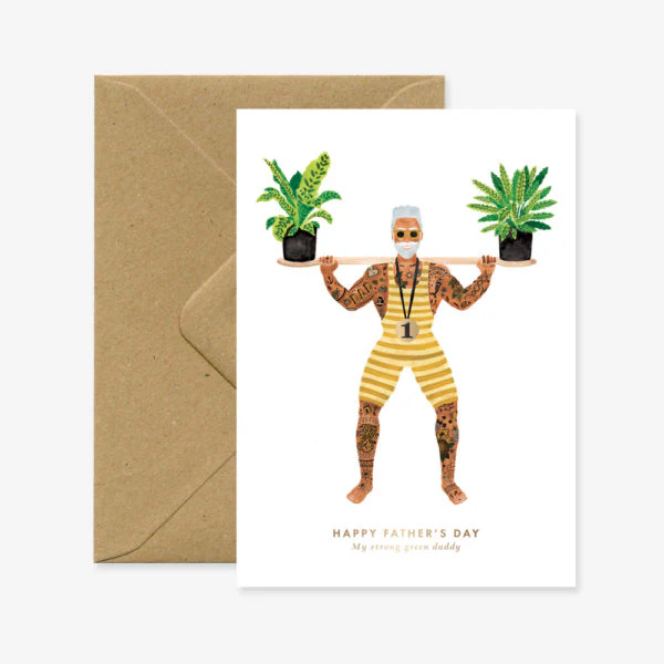 Greeting Card - Strong Dad