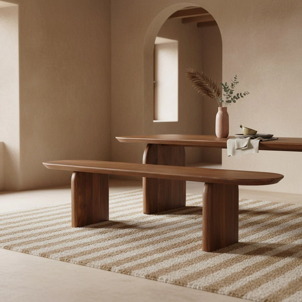 Bench - Bullnose - Brown