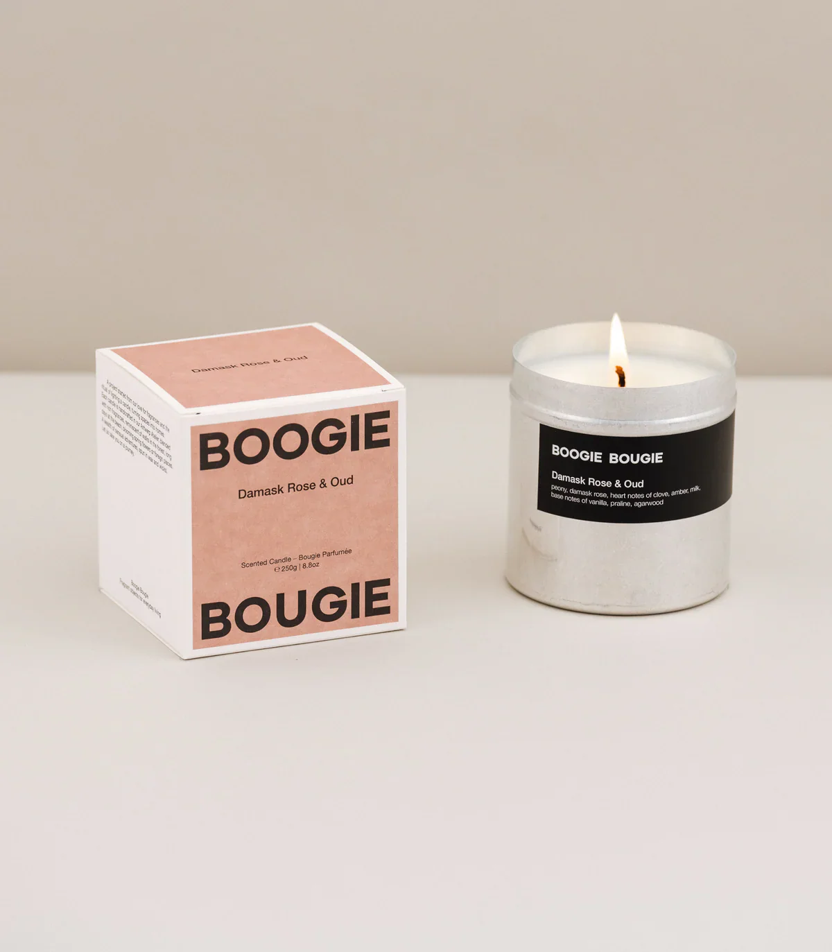 Tin Candle - Damask Rose & Oud
