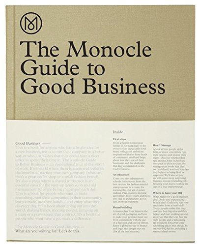 Book - The Monocle Guide To Good Business