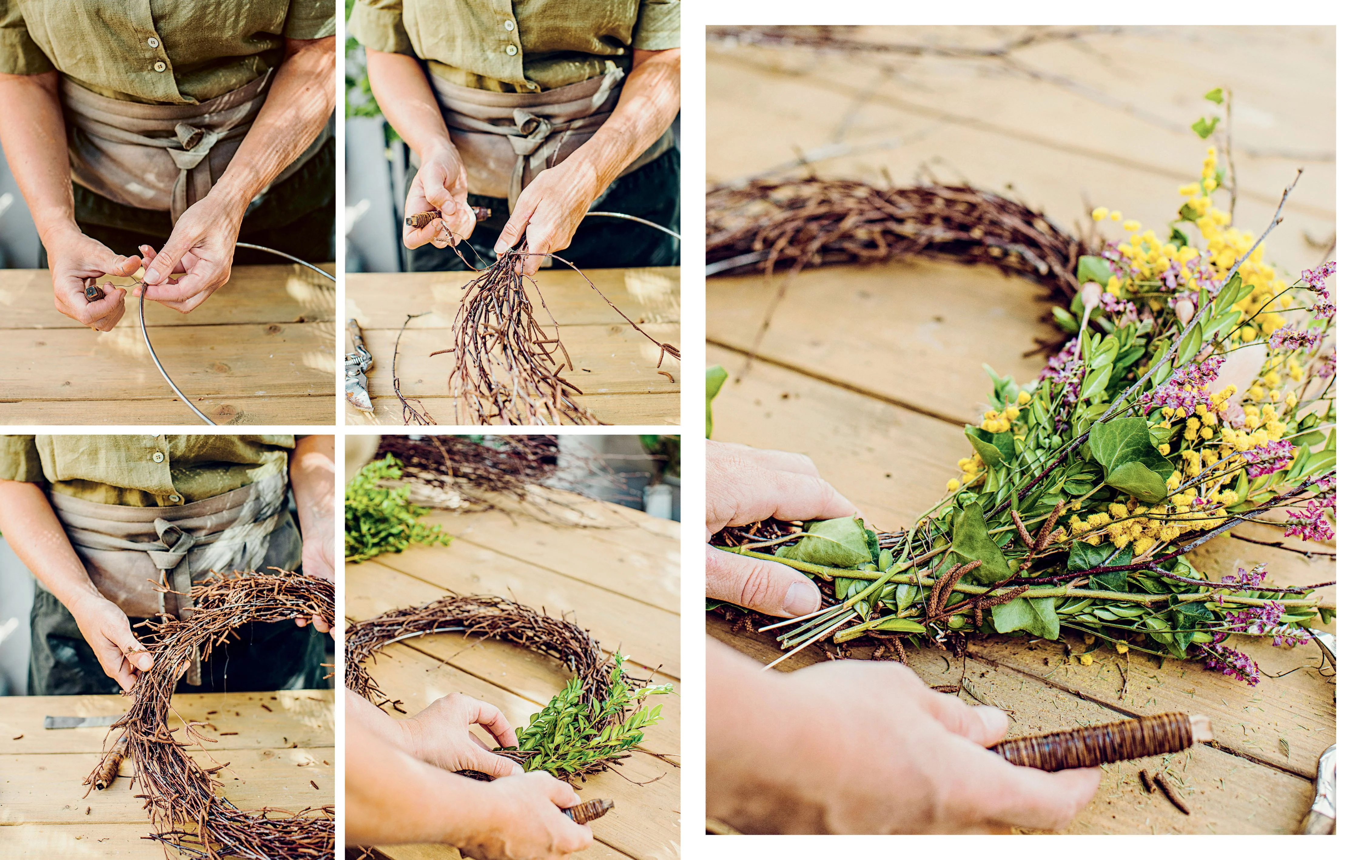 Book - Year Of Flower Wreaths - Image 2