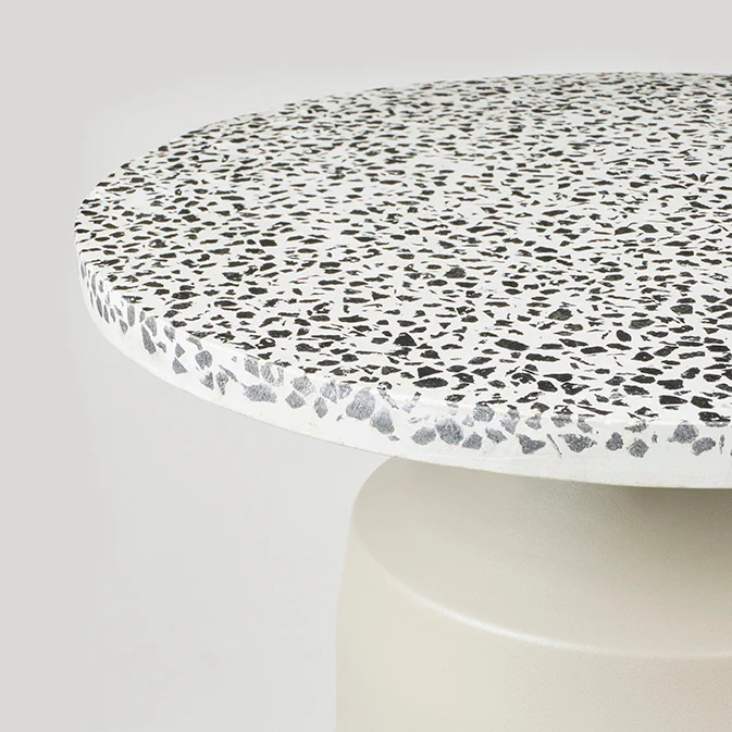 Side Table - Agari - Rainy Day Grey/Black - Image 2