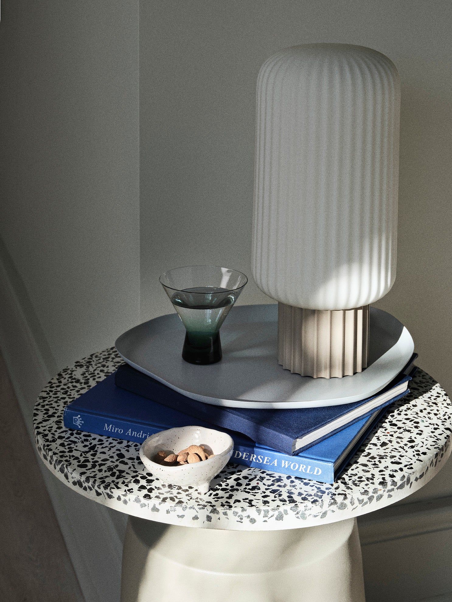 Side Table - Agari - Rainy Day Grey/Black - Image 4