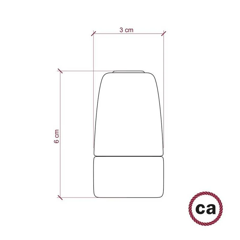Bulb Holder - E14 - Porcelain - 2 Colours - Image 5