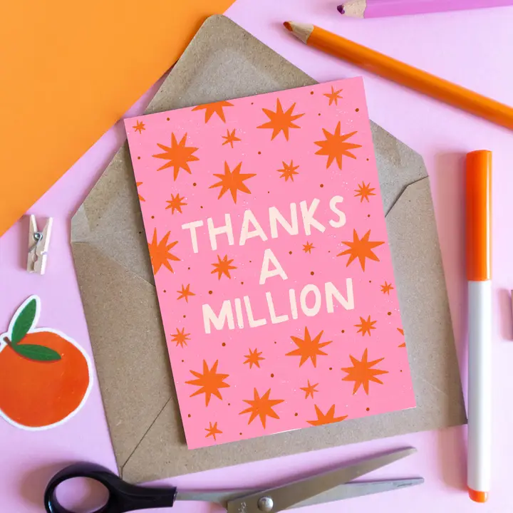 Greeting Card - Thanks A Million - Image 2