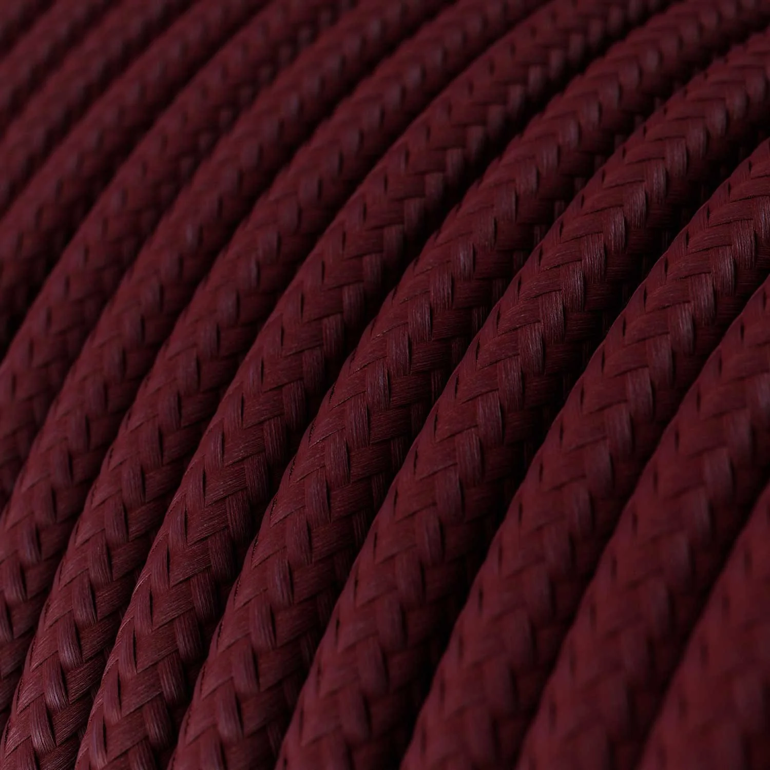 Cable - 3 Core - Rayon - Bordeaux