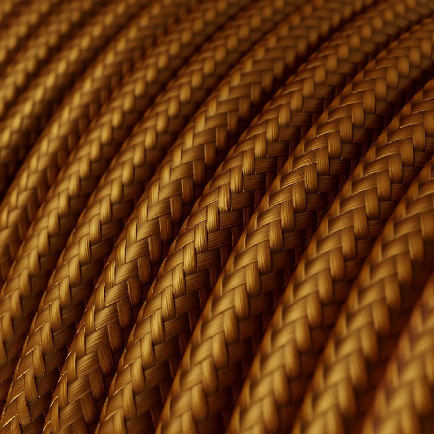 Cable - 3 Core - Rayon - Whiskey