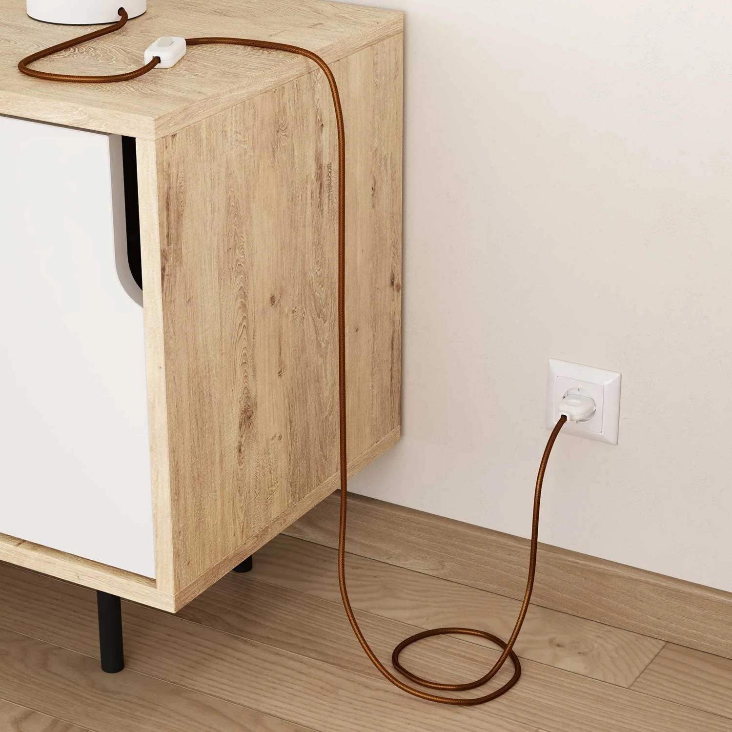 Cable - 3 Core - Rayon - Whiskey - Image 2