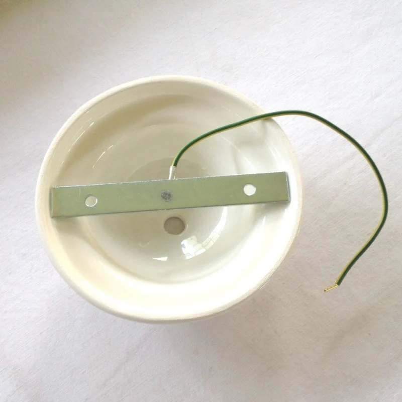 Ceiling Rose - Ceramic - Dome - Flat - White - Image 3