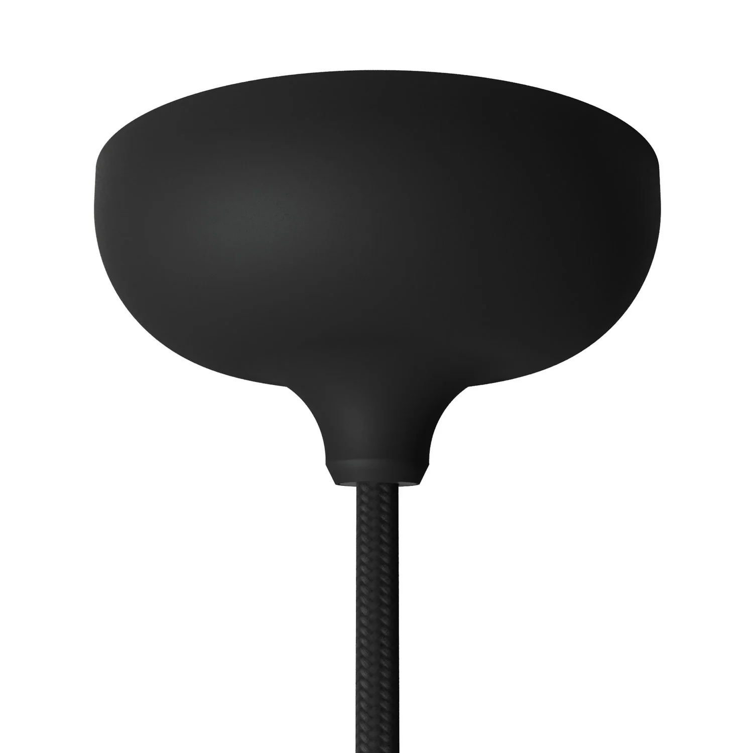 Ceiling Rose - Silicone - Black