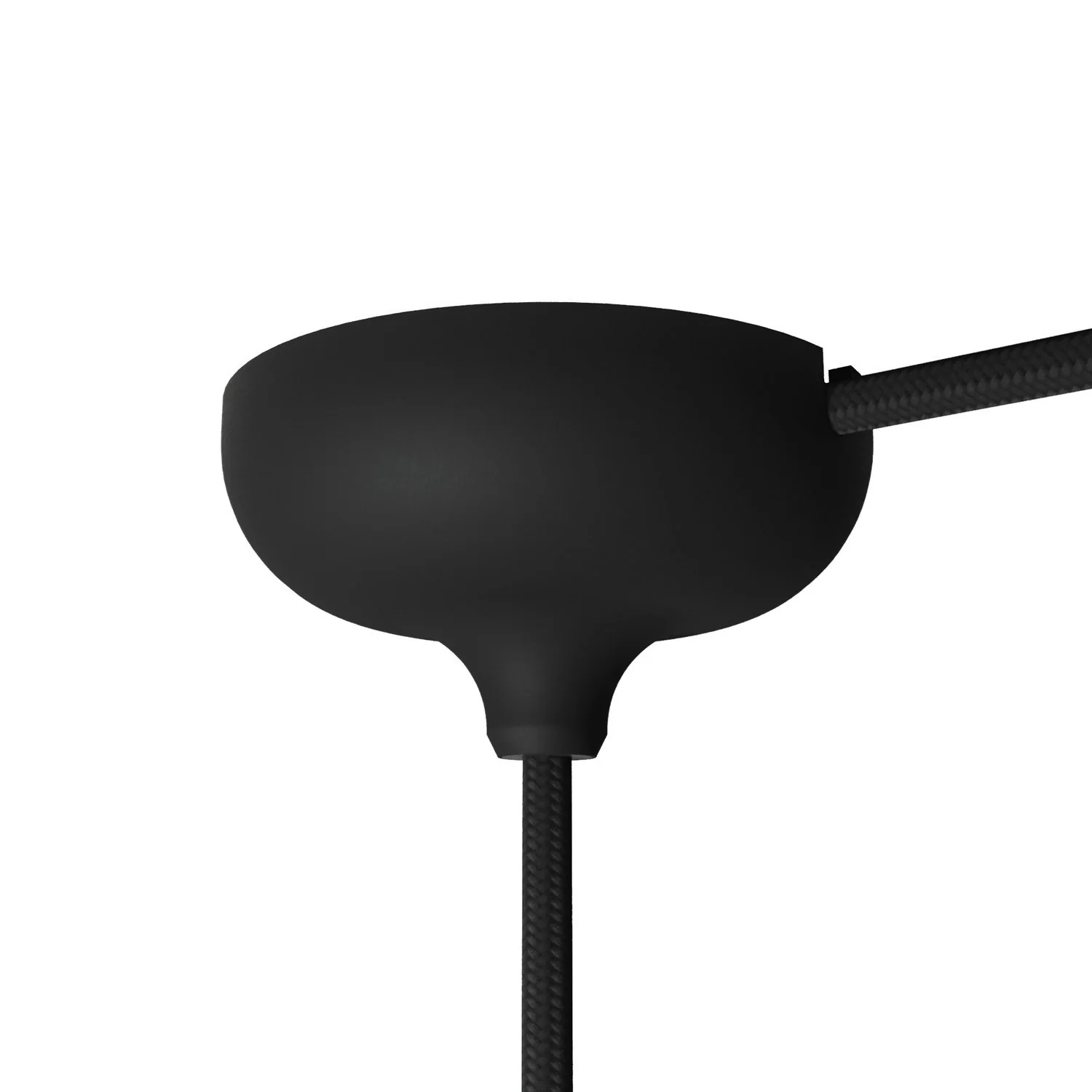 Ceiling Rose - Silicone - Black - Image 2