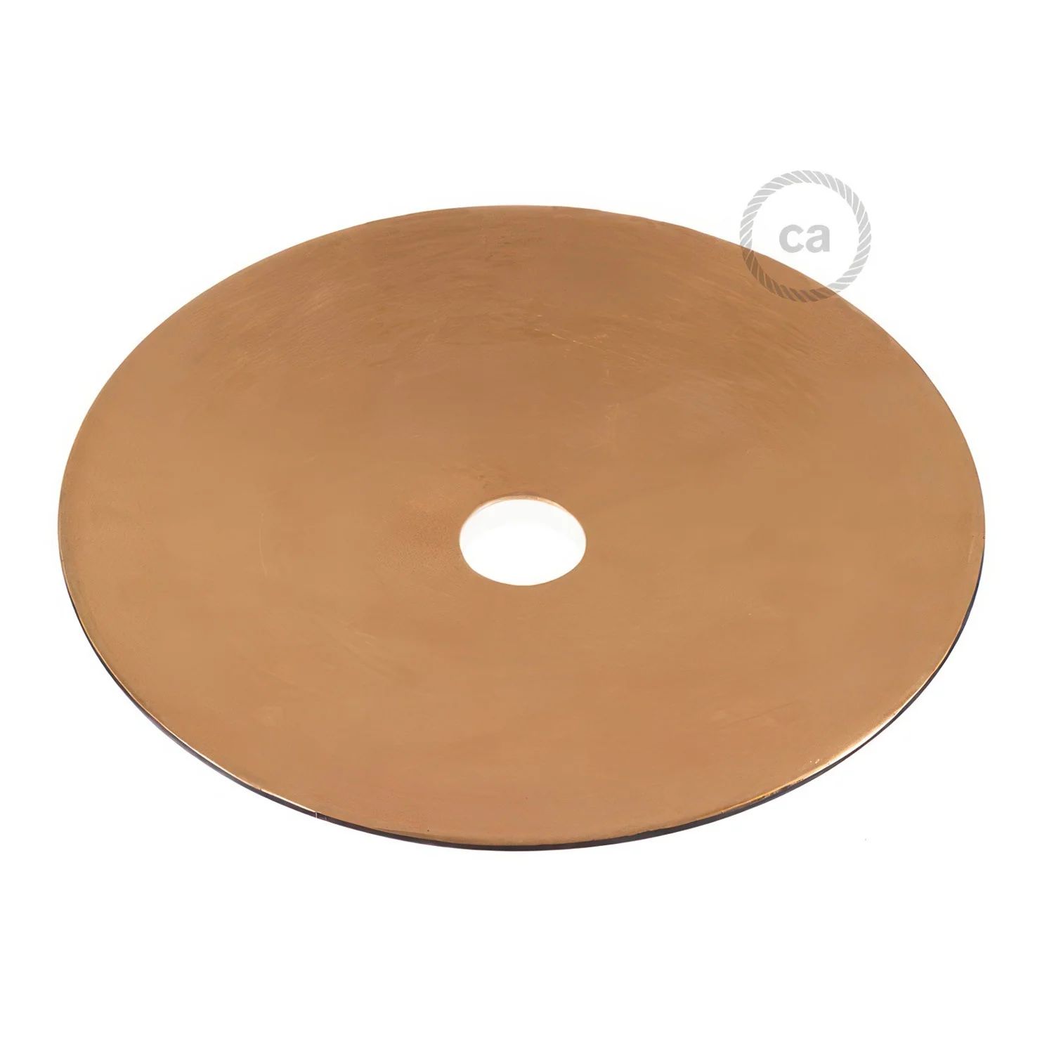 Ceramic Dish Lamp Shade - Black/Copper - Image 3