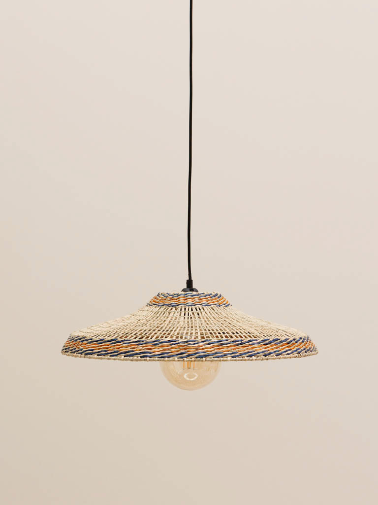 Lamp Pendant - Samoa - Yellow/Blue Edge - Image 2