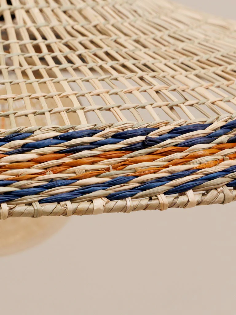 Lamp Pendant - Samoa - Yellow/Blue Edge - Image 5