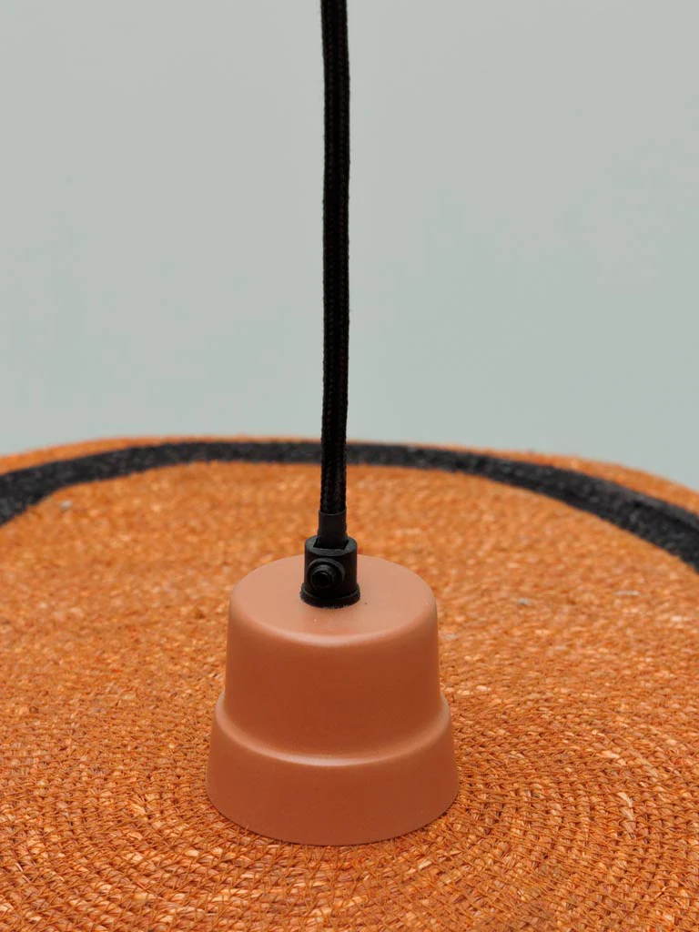 Lamp Pendant - Uluwatu - Orange W/Stripe - Image 4