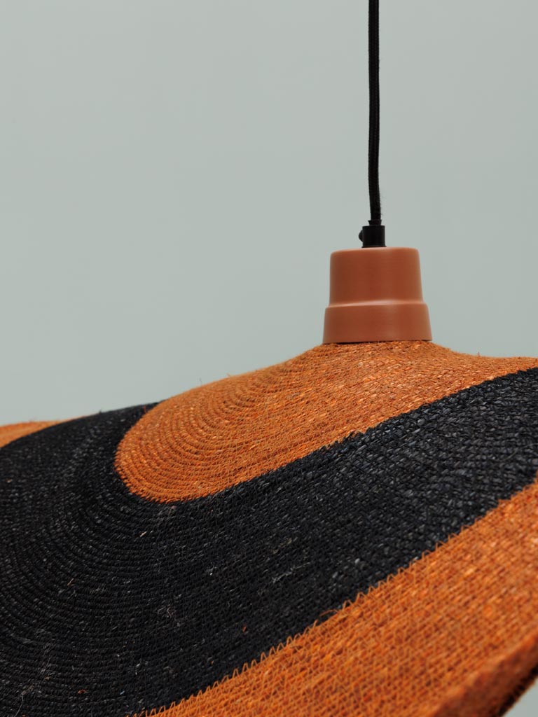 Lamp Pendant - Uluwatu - Orange W/Stripe - Image 8