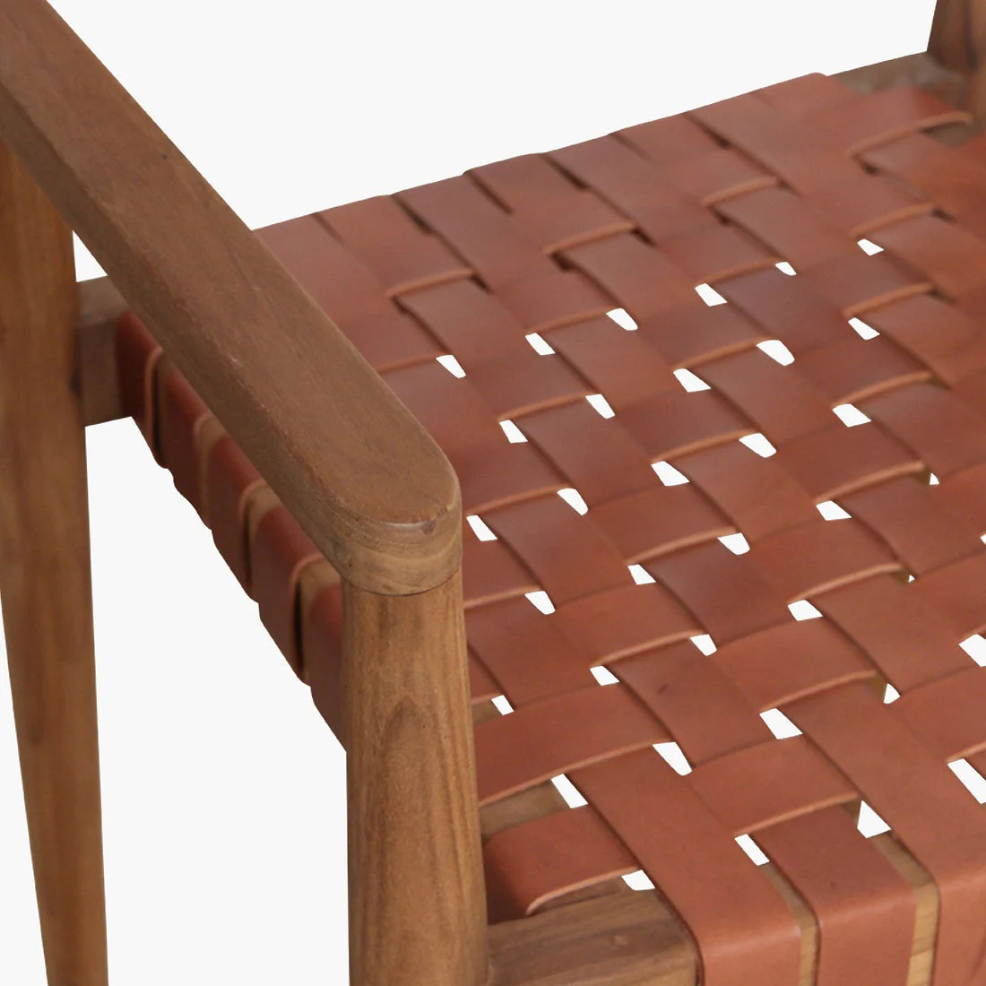 Dining Armchair - Freya - Natural Leather - Image 6