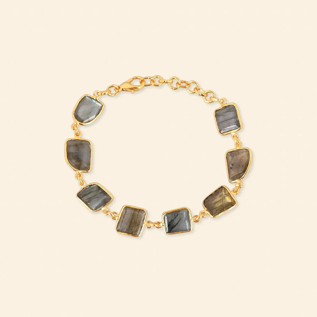 Bracelet - Rati Knots - Black Labradorite