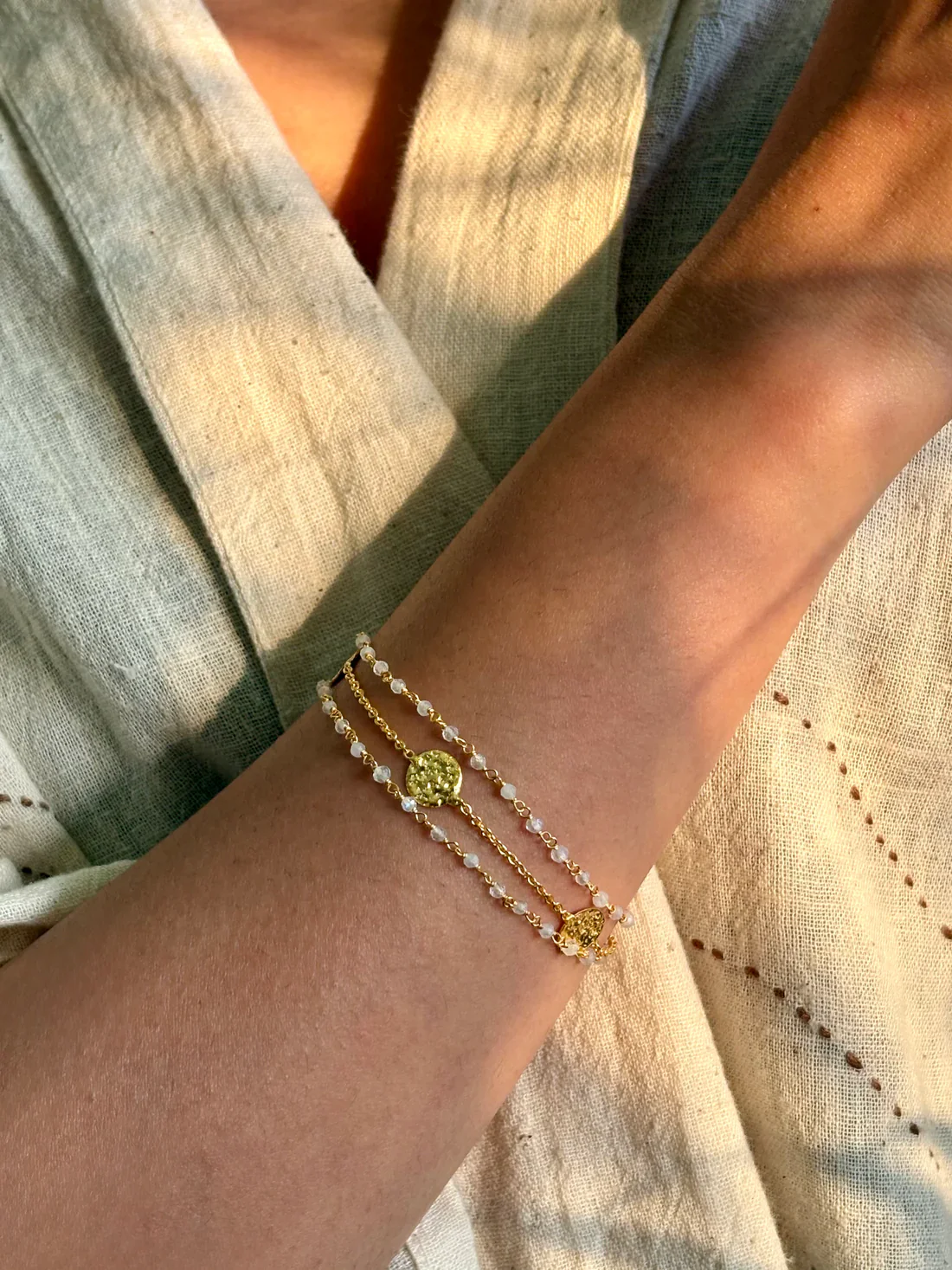 Bracelet - Terra Lace - White Moonstone - Image 2