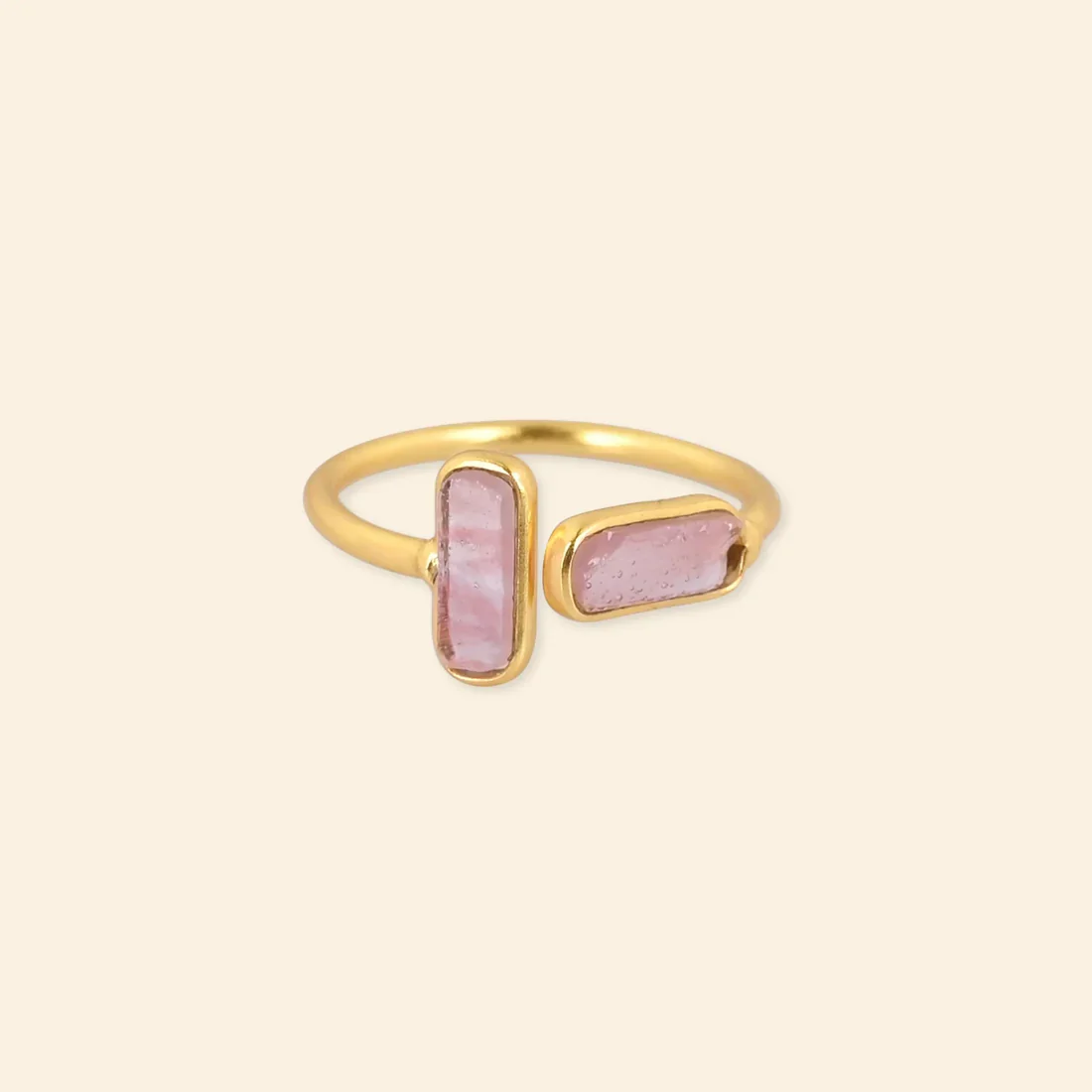 Ring - Dual Guardian - Pink Cherry Crackle