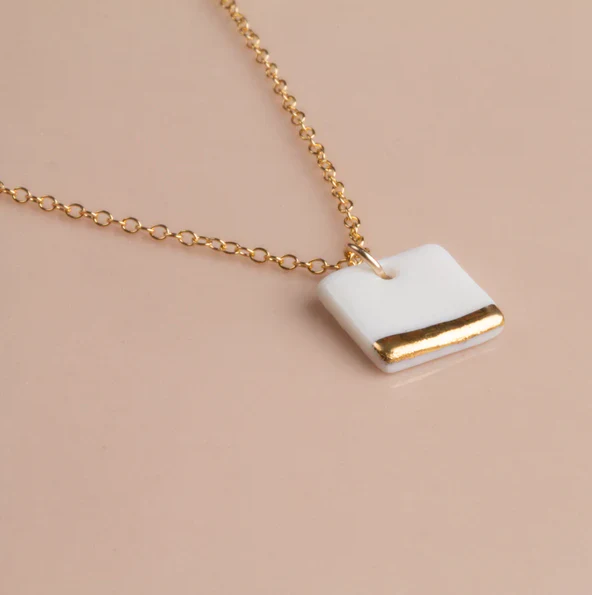 Necklace - Wyre - Porcelain