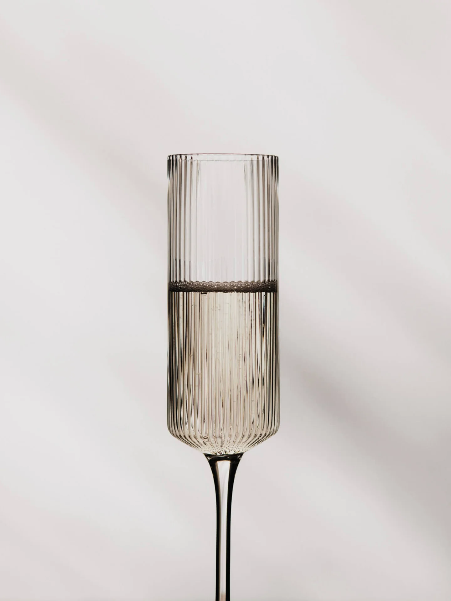 Champagne Flutes - Ripple - Clear - Image 2