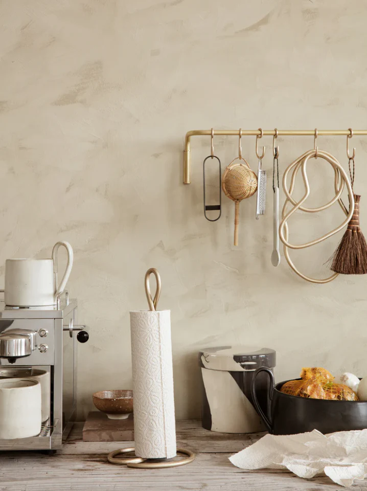 Curvature Paper Towel Holder - Brass - Image 2