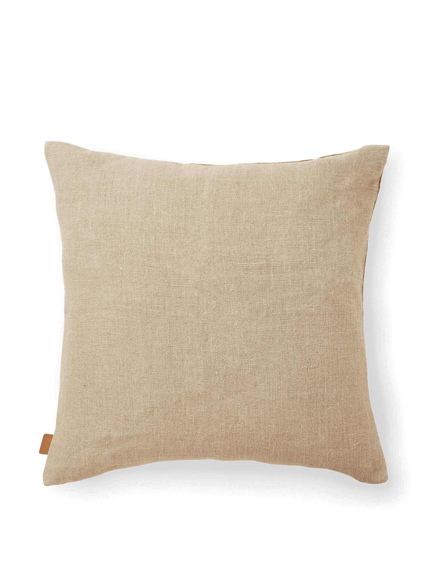 Cushion - Senti Stripe - Dark Sand/Linen - Image 2