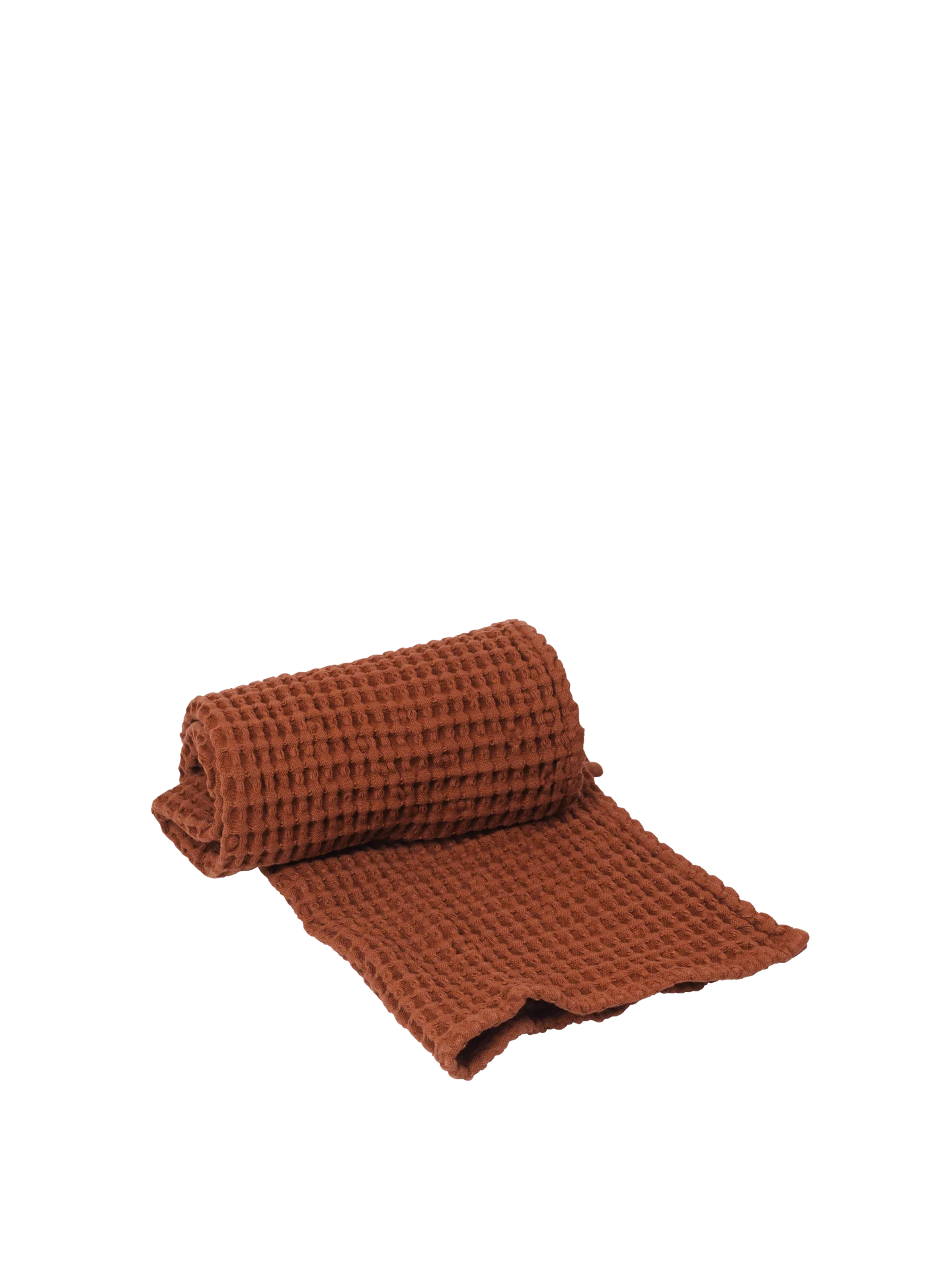 Hand Towel - Organic Cotton - Brown Clay