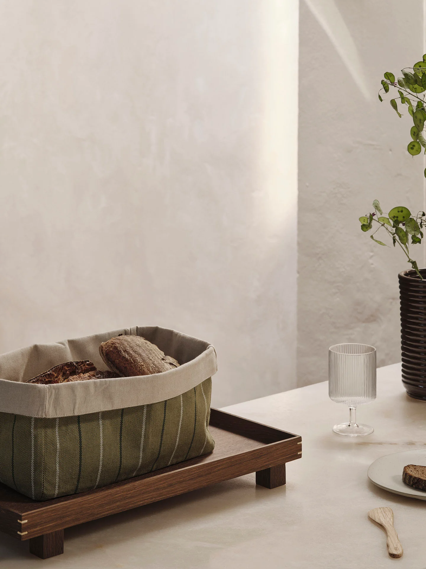 Kitchen Basket - Ito - Rectangular - Natural/Seaweed - Image 2
