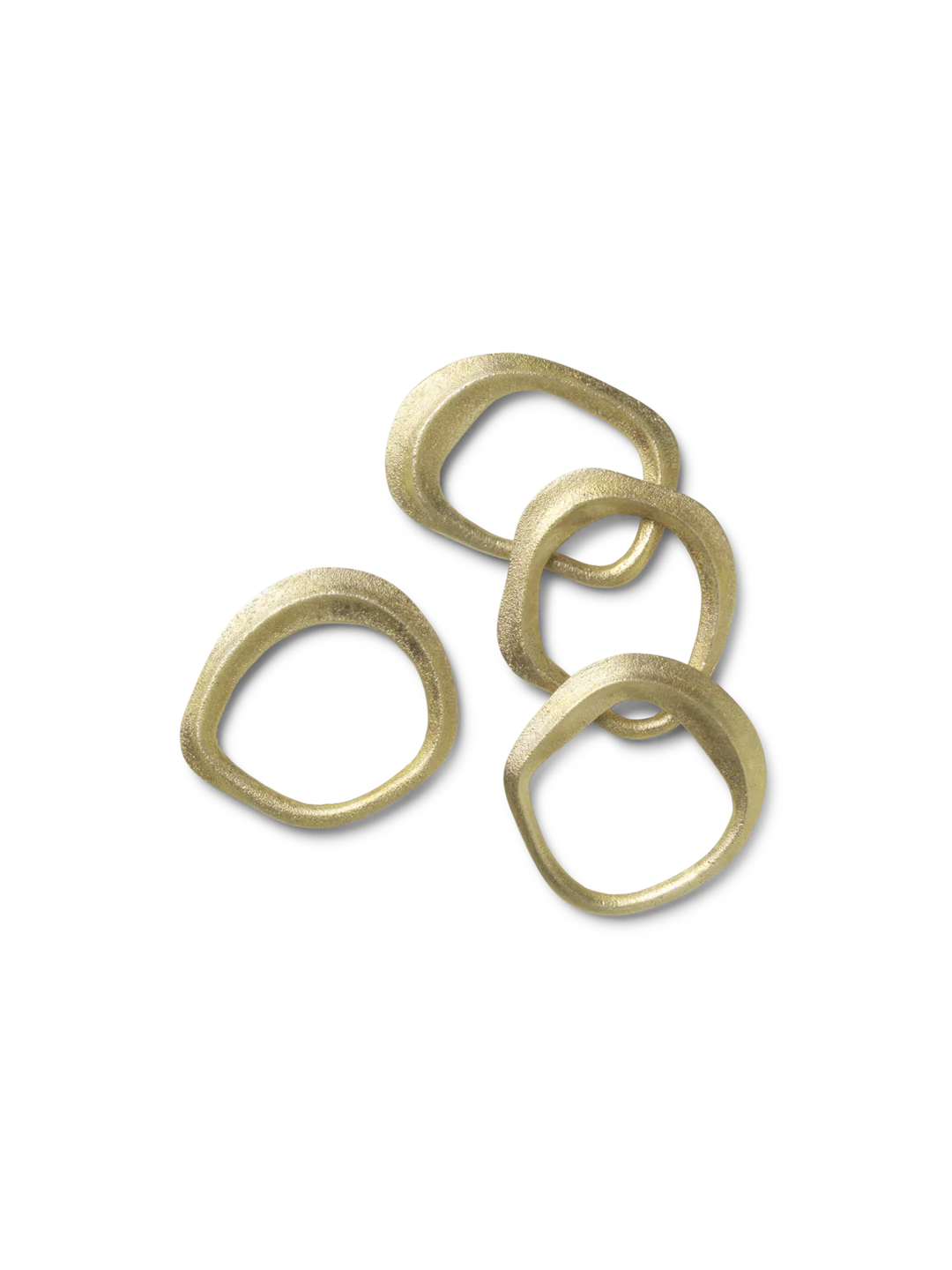 Napkin Rings - Brass - Set of 4