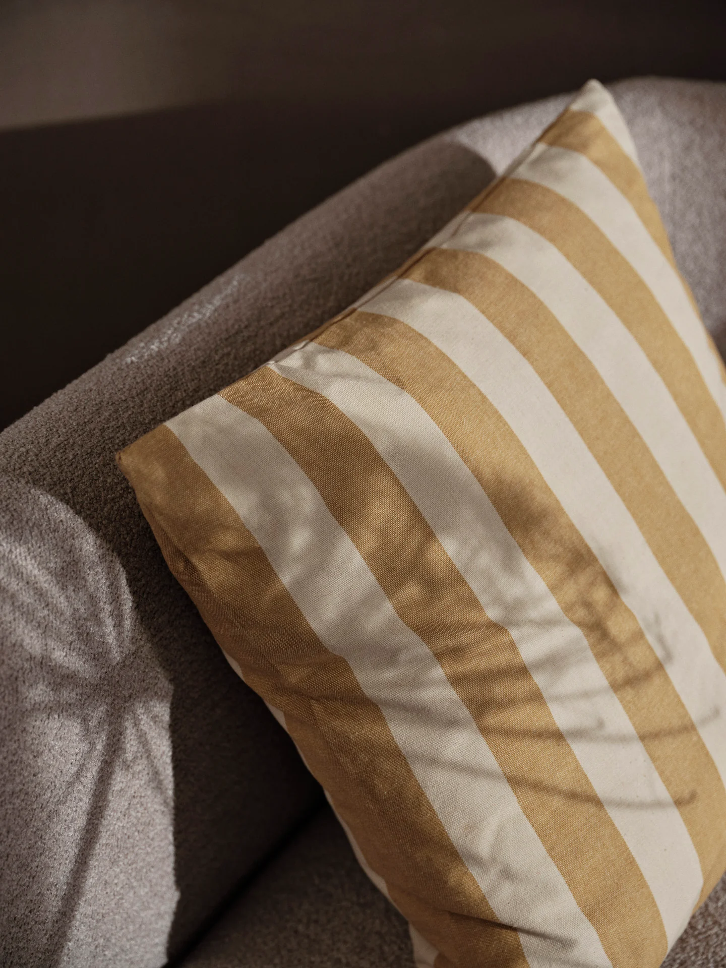 Outdoor Cushion - Strand - Warm Yellow/Parchment - Image 2