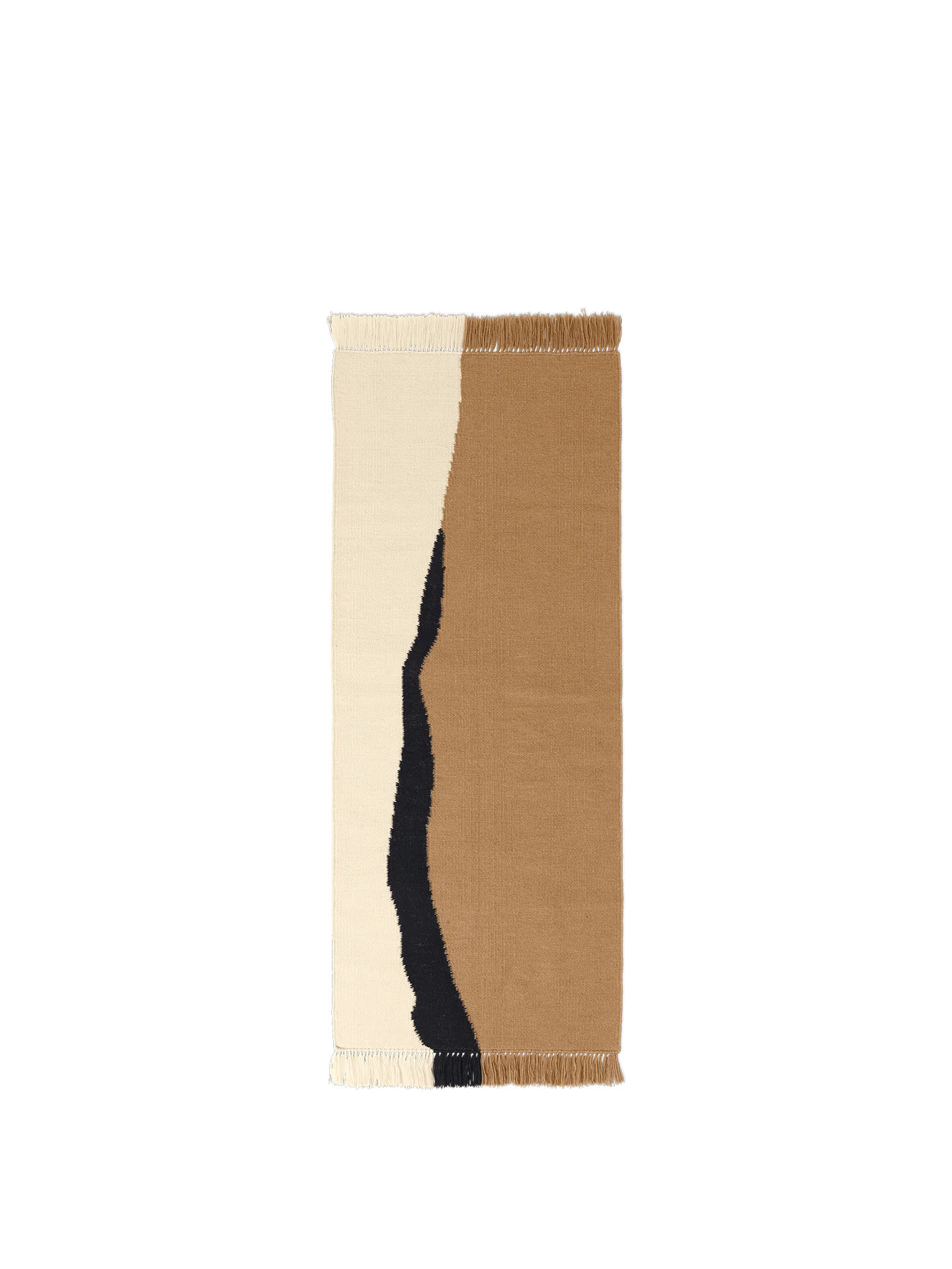 Runner - Soil Kelim - Dark Sand/Off White