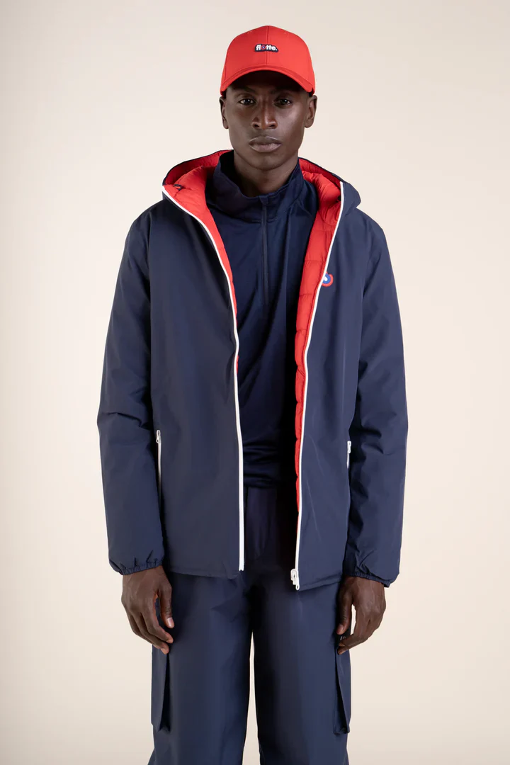 Waterproof Jacket - Reversible - Charonne - Indigo/Red - Image 5