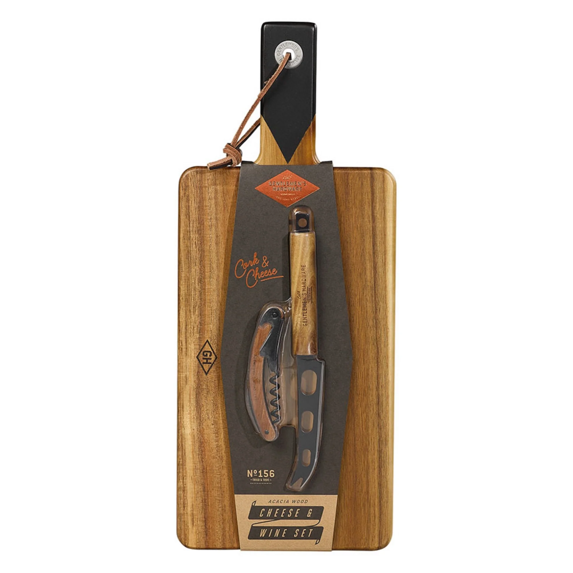 Gift Set - Cheese & Wine Set With Knife & Bottle Opener