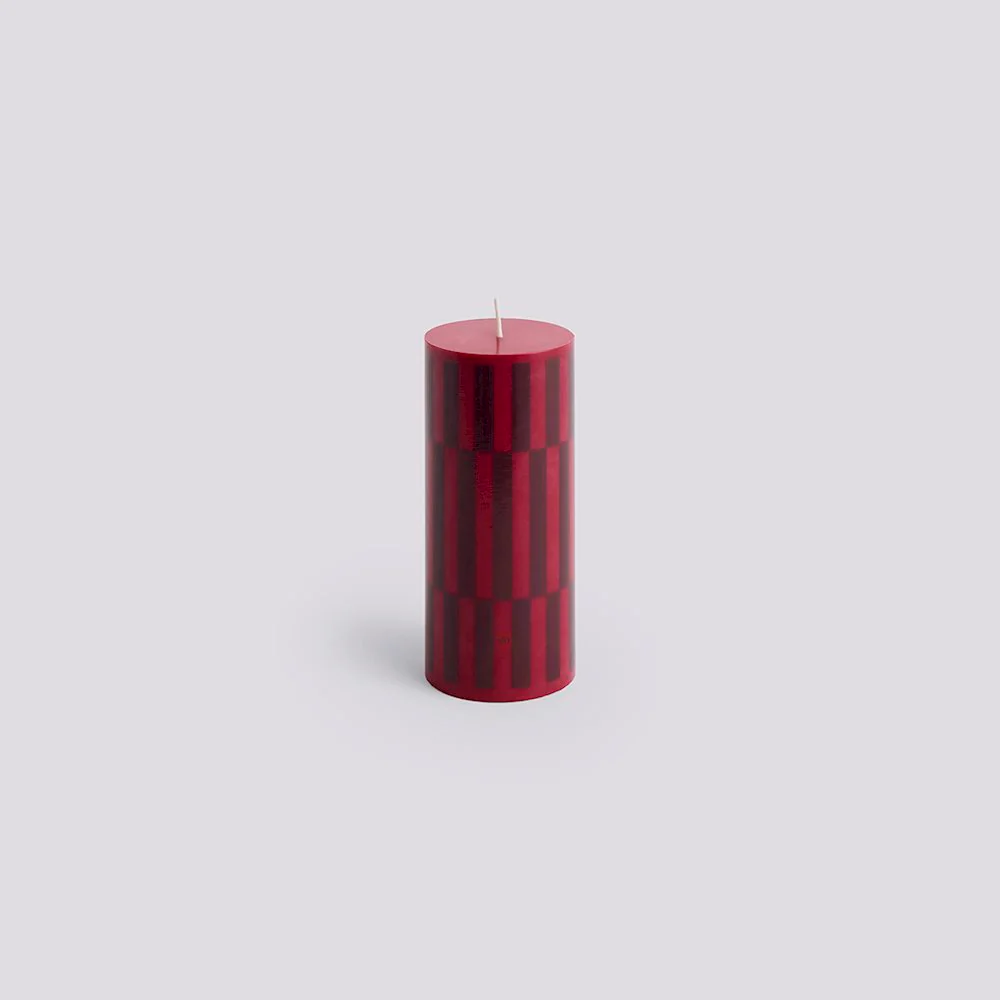 Column Candle - Small - Wine/Bordeaux