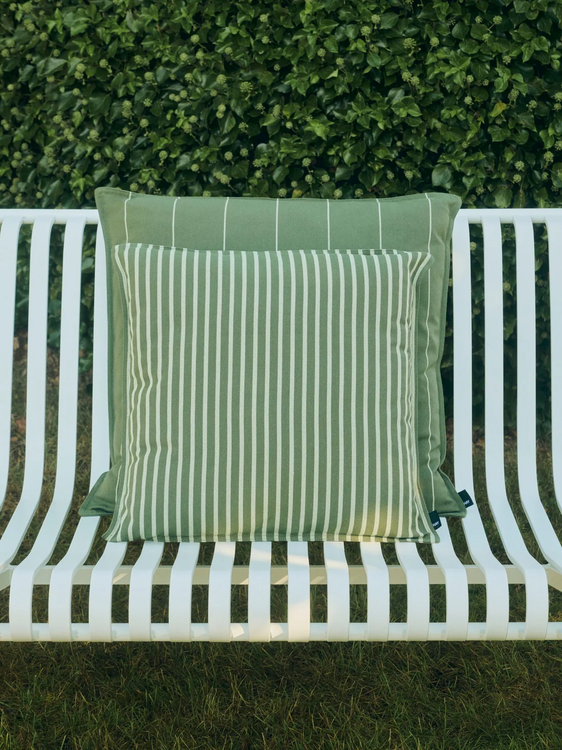Cushion - Terrazza - Olive Narrow Stripe - Image 2