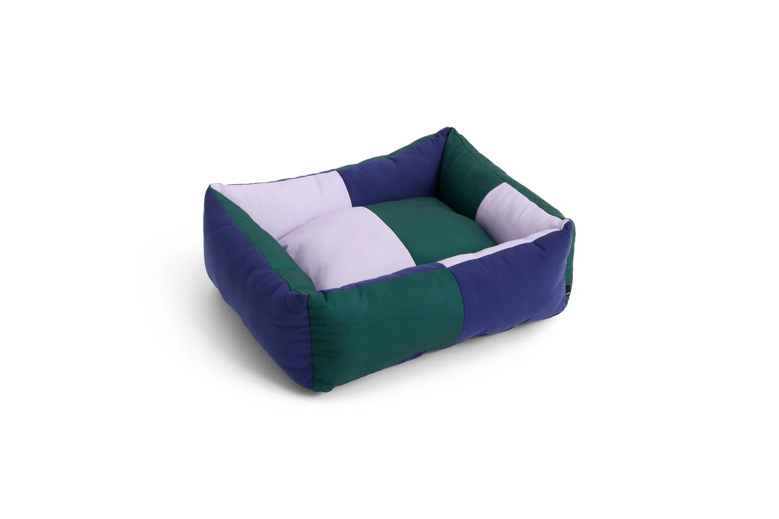 Dog Bed - Small/Zip - Green/Lavender/Blue