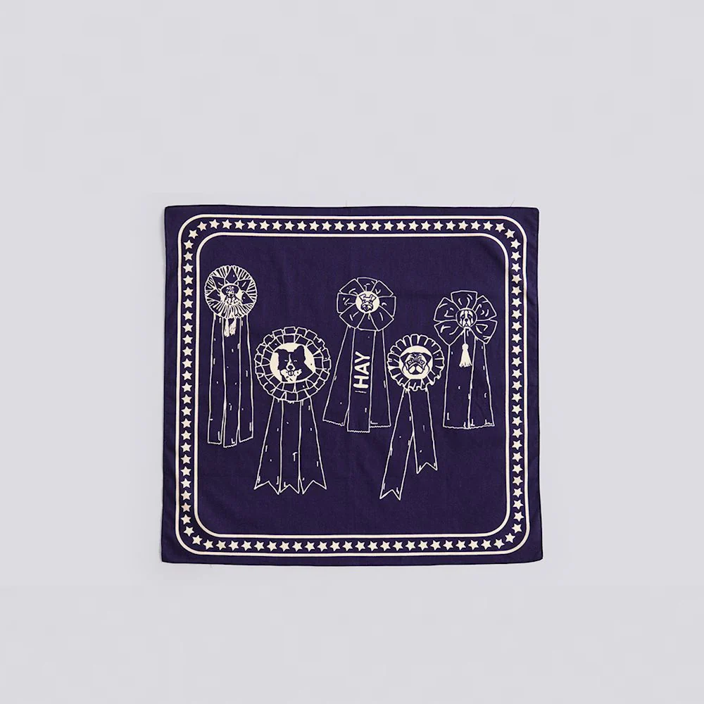 Dog Scarf - Recycled - Dark Blue