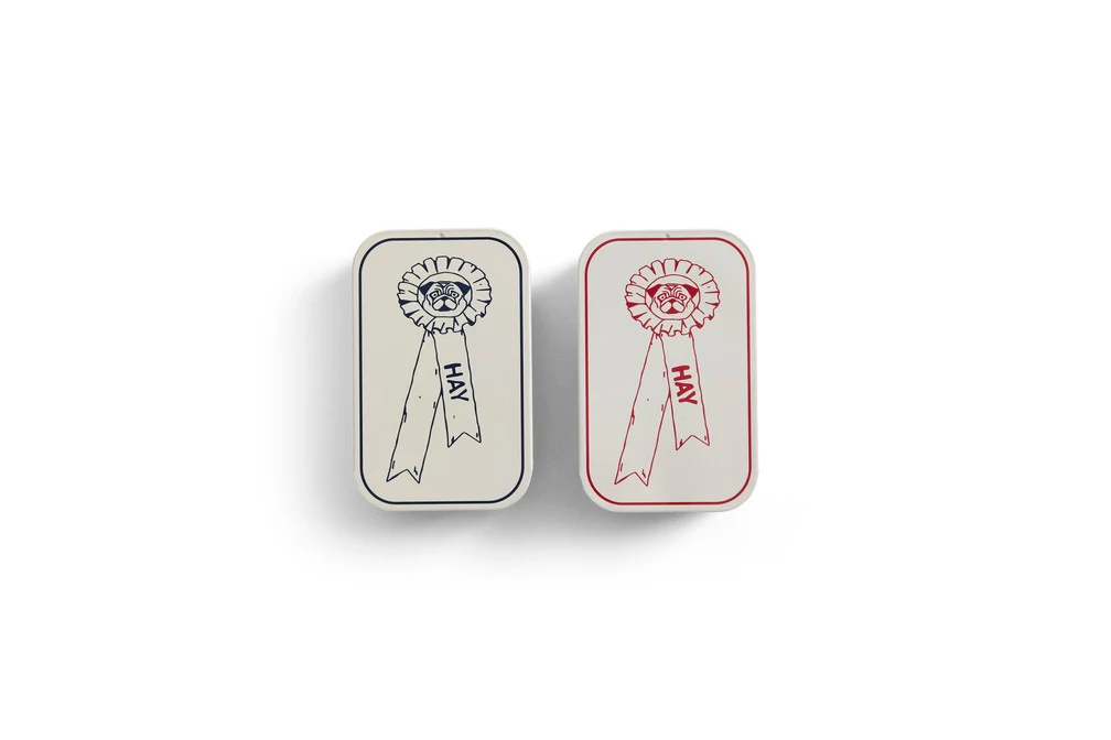 Dog Treat Tin - Small - Red/White - Image 4