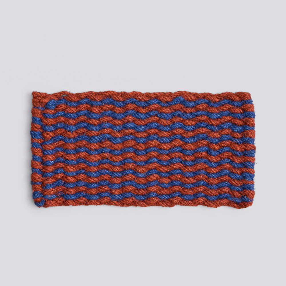 Door Mat - Coco - Stripe Wave - Brown/Navy