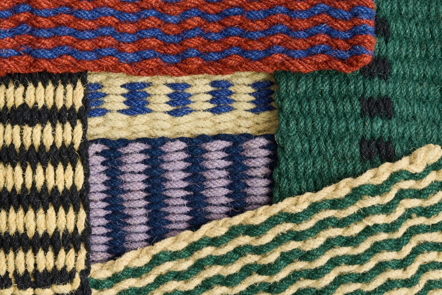Door Mat - Coco - Stripe Wave - Brown/Navy - Image 3