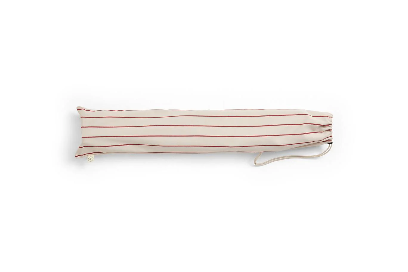 Folding Chair - Outdoor Market - Beige W/Red Stripe - Image 3