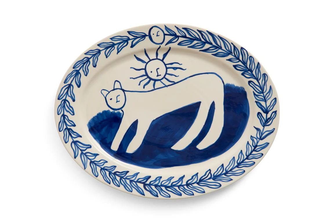 Oval Serving Platter - La Pittura - Charlotte - Image 2