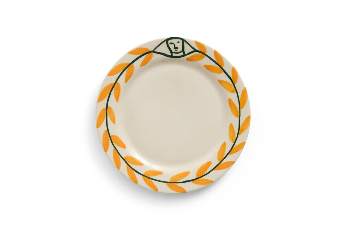 Plate - La Pittura - Golden Leaf - Image 2