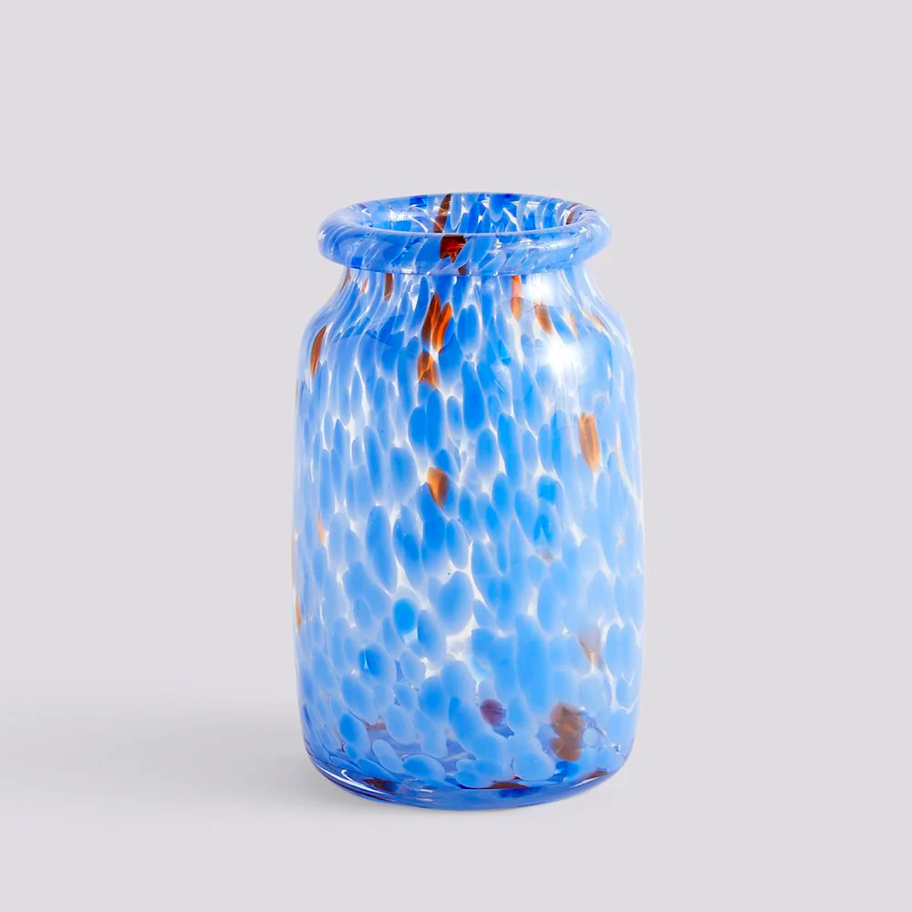 Splash Vase - Roll Neck - Blue