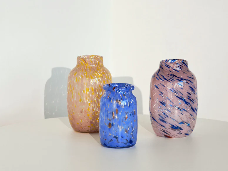Splash Vase - Roll Neck - Blue - Image 2