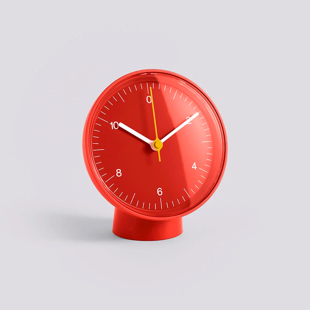 Table Clock - Red