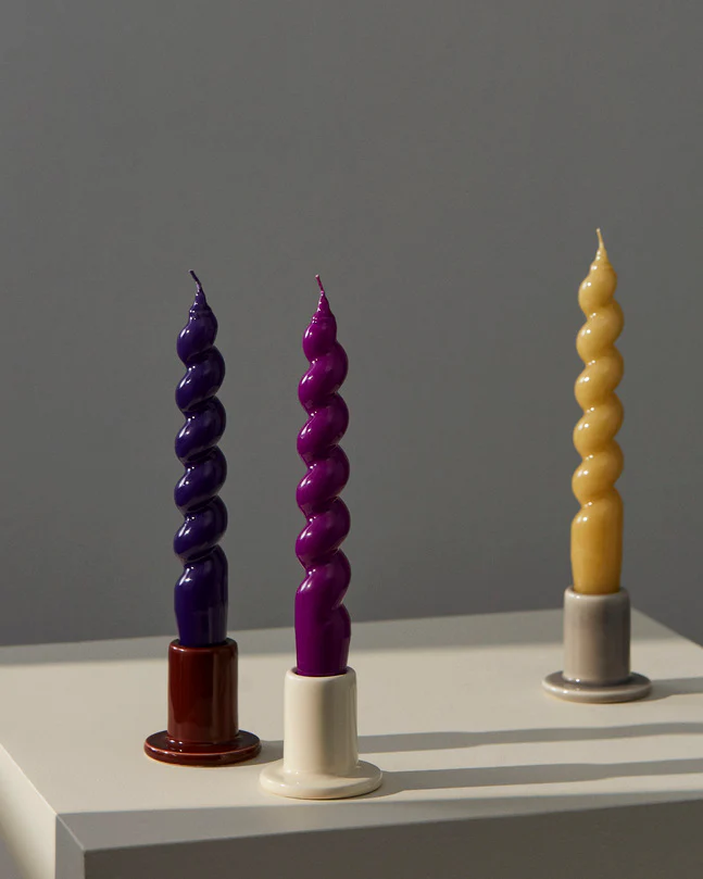 Tube Candleholder - Small - Off-White - Image 3