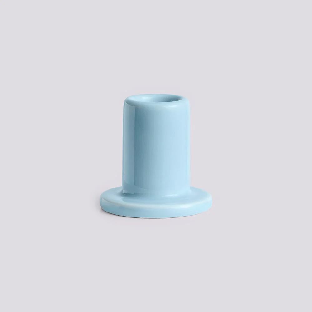 Tube Candleholder - Small - Pale Blue